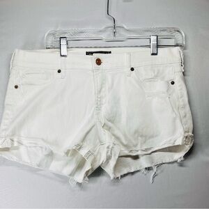 Abercrombie &‎ Fitch White Jean Shorts